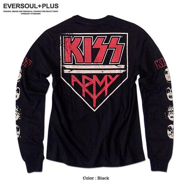 KISS キッス ロンT 長袖 バンド Tシャツ メンズ ロングスリーブ