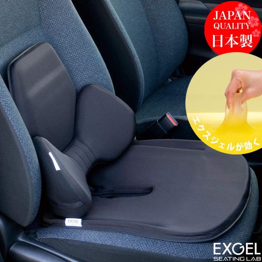 EXGEL（エクスジェル） ジェルクッション 腰痛 クッション 車 腰痛対策