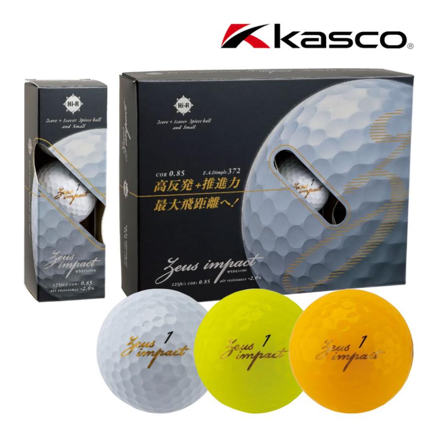 kasco（キャスコ） Zeusimpact3 ゼウスインパクト3 ゴルフ ボール (12