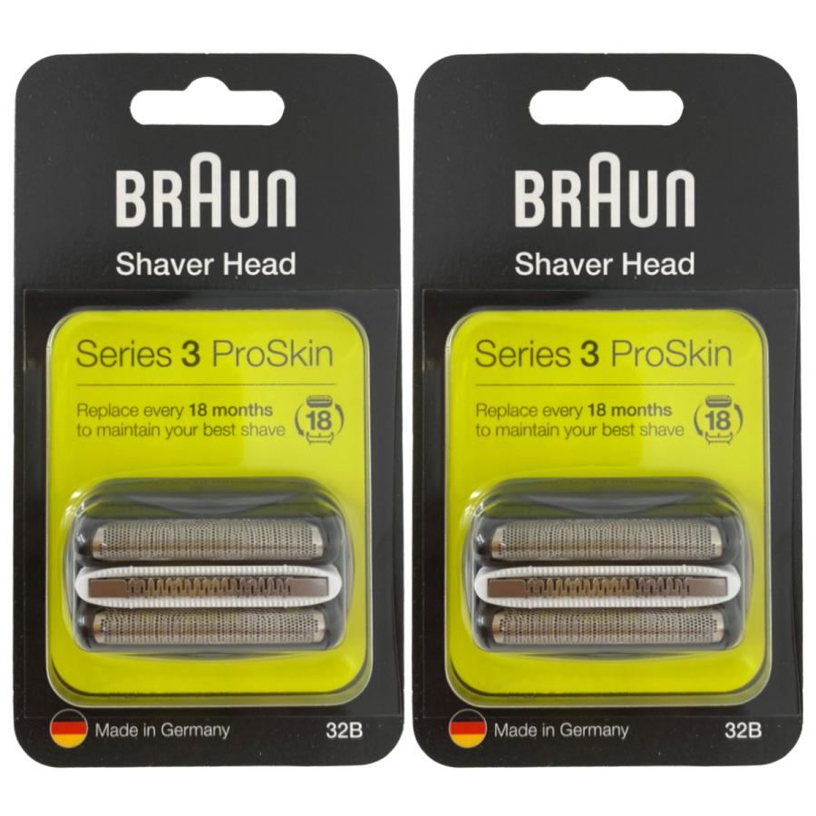 BRAUN Series 3 ブラウン 替刃 32B 2個セット(送料無料 即日出荷 保証