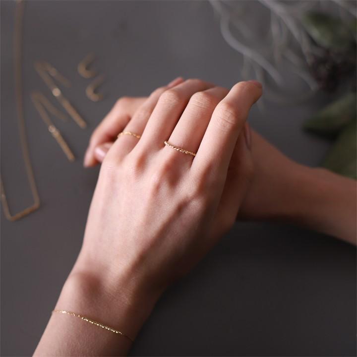 DEVAS 【土日限定1500円OFFクーポン有】 18金 リング k18 ピンキー