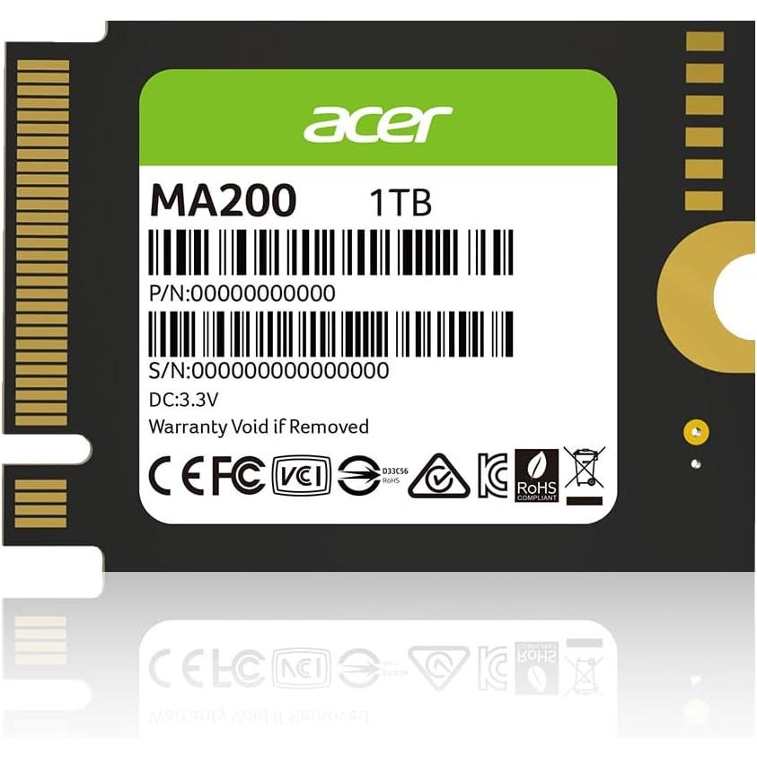acer（エイサー） Acer MA200-1TB M.2 2230 内蔵SSD 1TB PCIe Gen4x4