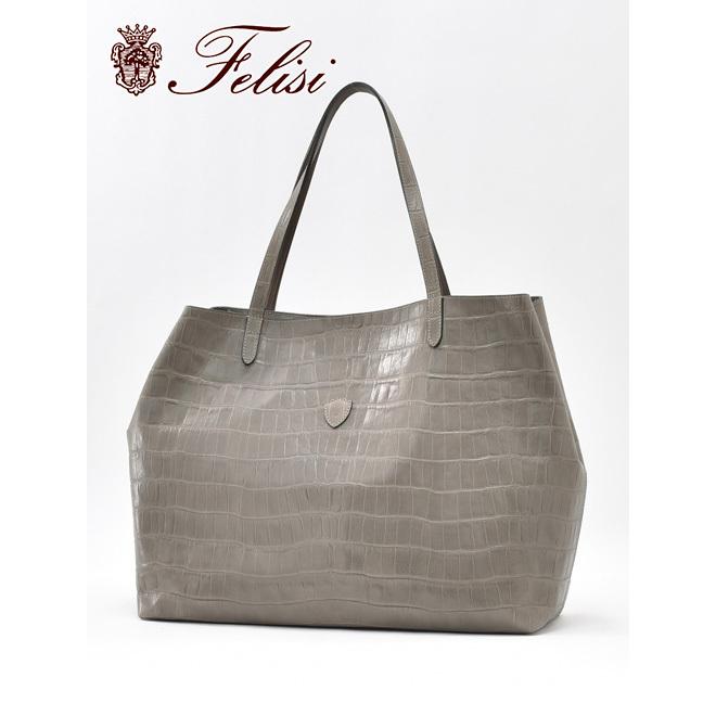 Felisi（フェリージ） felisi 15/20/SA グレー カラー クロコエンボス