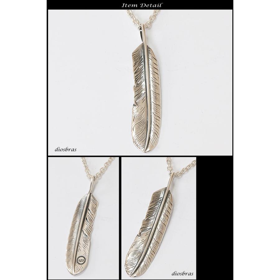 シルバー925 フェザー トップ フェザーネックレス インディアン