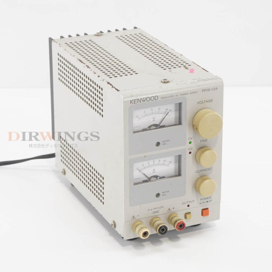 DW]USED 8日保証 KENWOOD PR18-1.2A PR-A REGULATED DC POWER SUPPLY