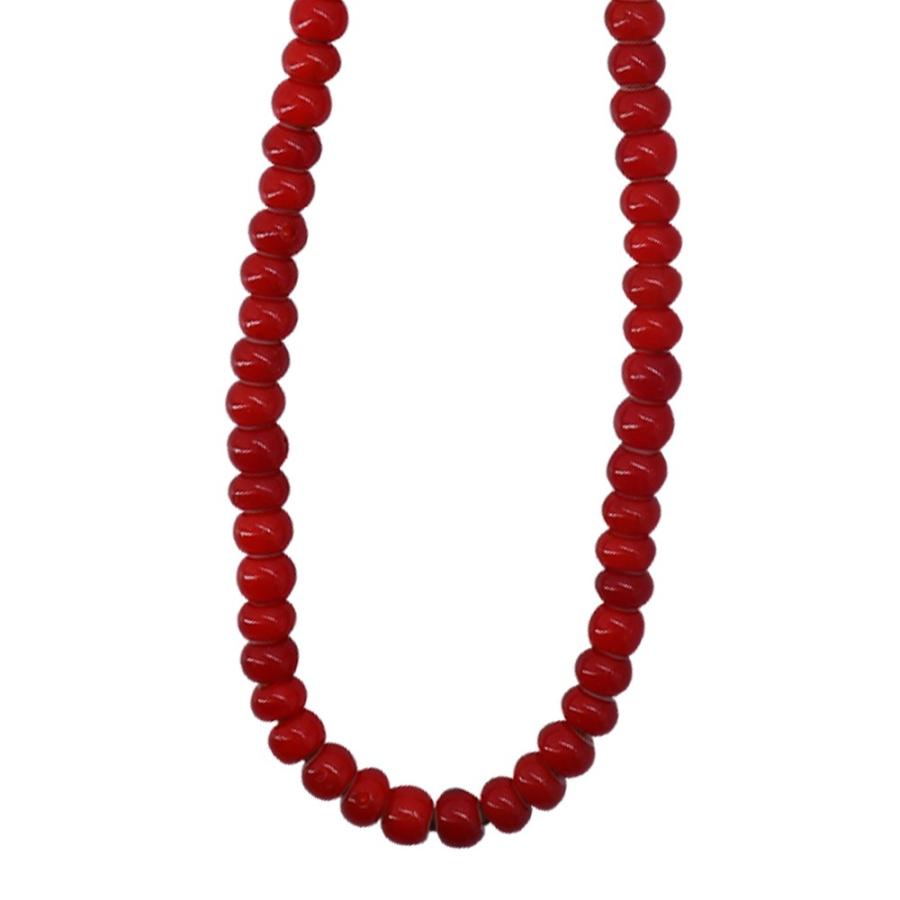 TADY&KING（タディアンドキング） 赤ビーズ一連ネックレス : TADY&KING