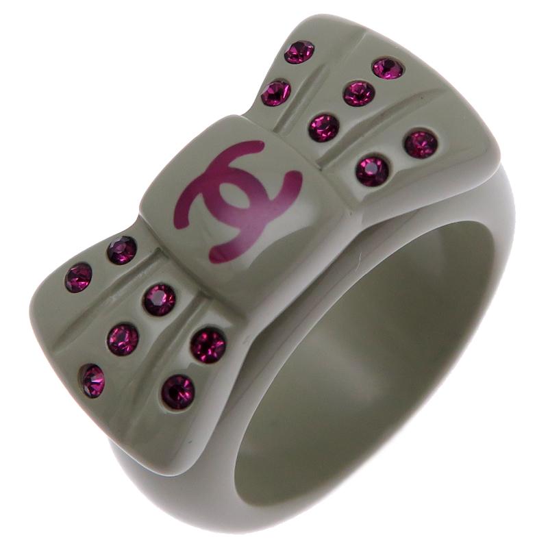 CHANEL（シャネル） ［銀座店］CHANEL ラインストーン リボン リング