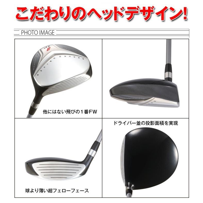 ワークスゴルフ ゴルフ クラブ メンズ フェアウェイウッド 1w 3w 4w