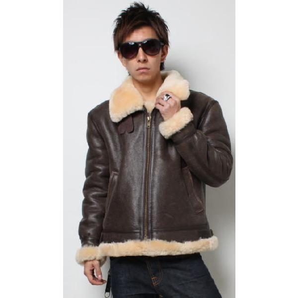 フリーダムレザー 革ジャン レザージャケット ダブルフェイスムートン