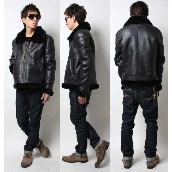 フリーダムレザー 革ジャン レザージャケット ダブルフェイスムートン