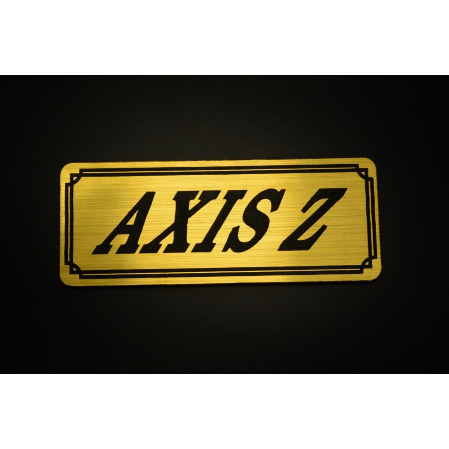 E-420-1 AXIS Z 金/黒 オリジナルステッカー ヤマハ アクシスZ 125