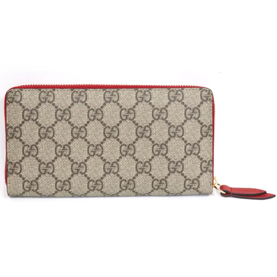 GG (新品）グッチ GUCCI ラウンドファスナー長財布 GGスプリーム