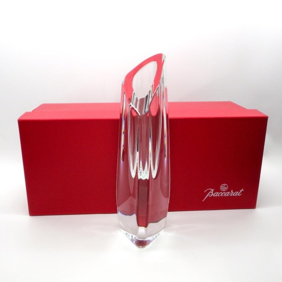 バカラ（Baccarat） ローズ フラワーベース 箱付き ☆送料無料 花瓶
