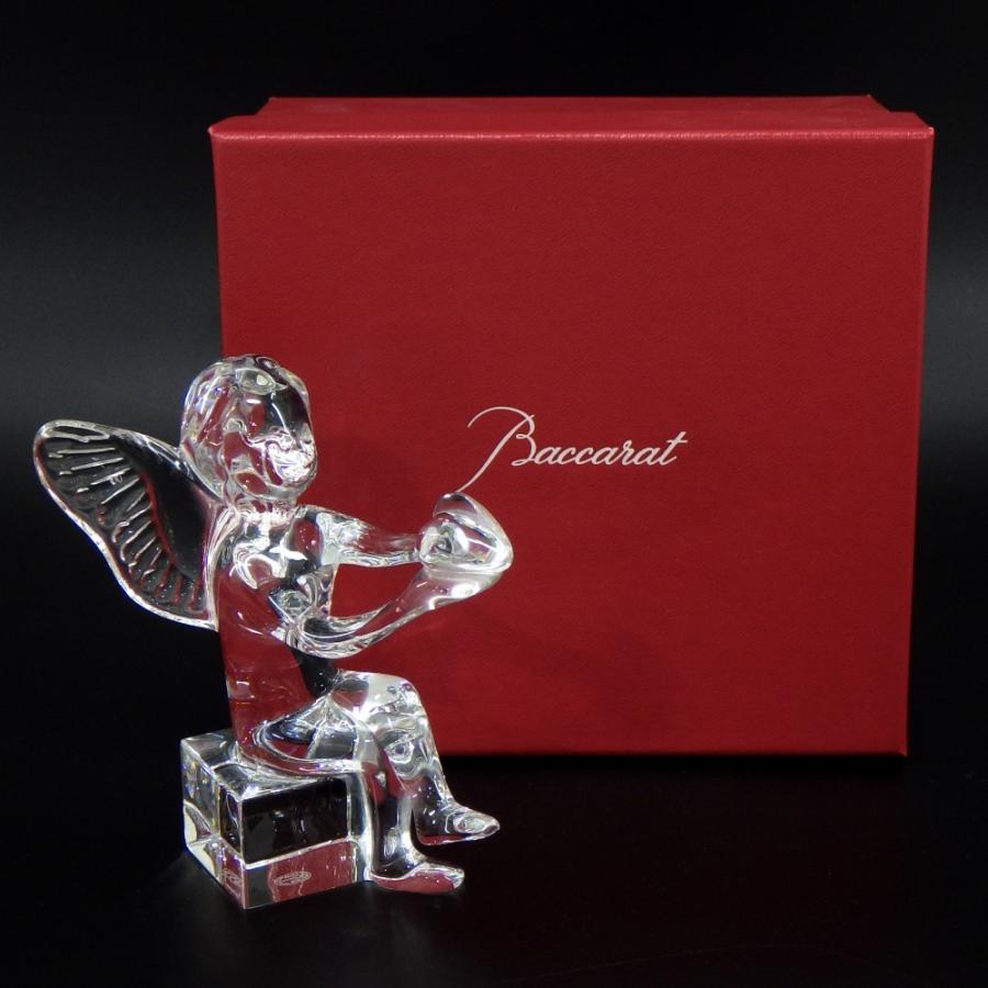 バカラ（Baccarat） アンジェロ ハート 天使 クリスタルガラス ☆送料