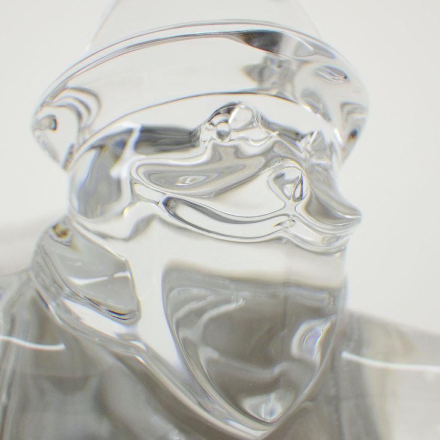 バカラ（Baccarat） サンタクロース スケート フィギュリン 箱付き