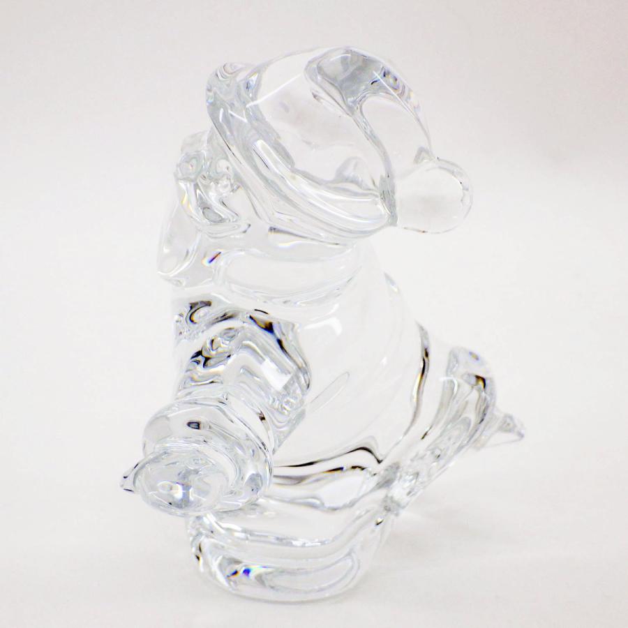 バカラ（Baccarat） サンタクロース スケート フィギュリン 箱付き