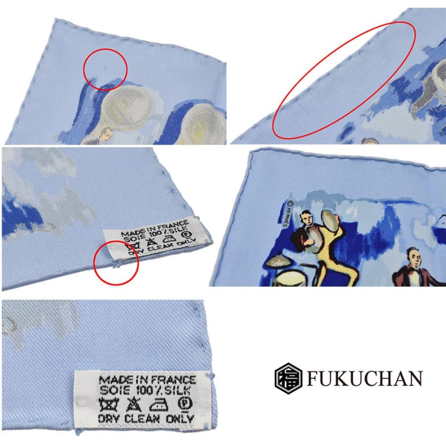 HERMES（エルメス） カレ40 プチカレ スカーフ CONCERTO (コンチェルト