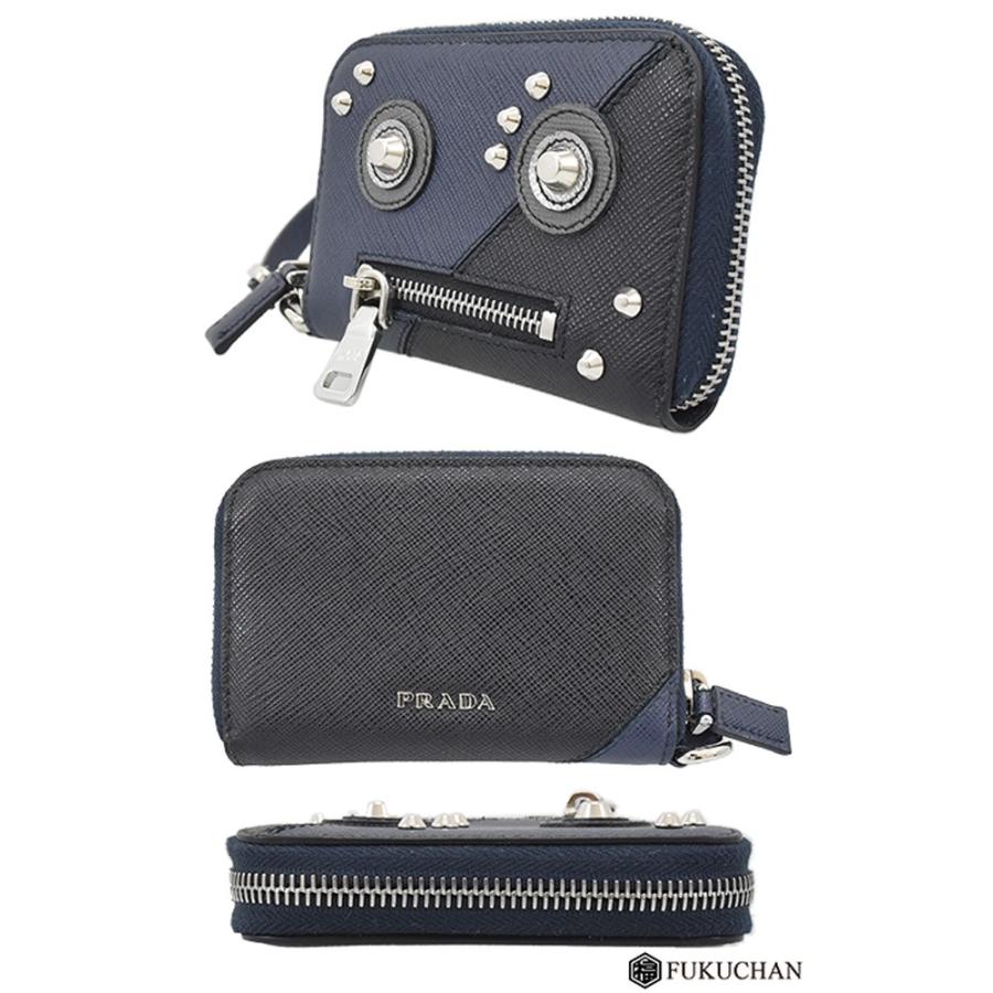 PRADA（プラダ） SAFFIANO ROBOT サフィアーノ レザー ロボット コイン