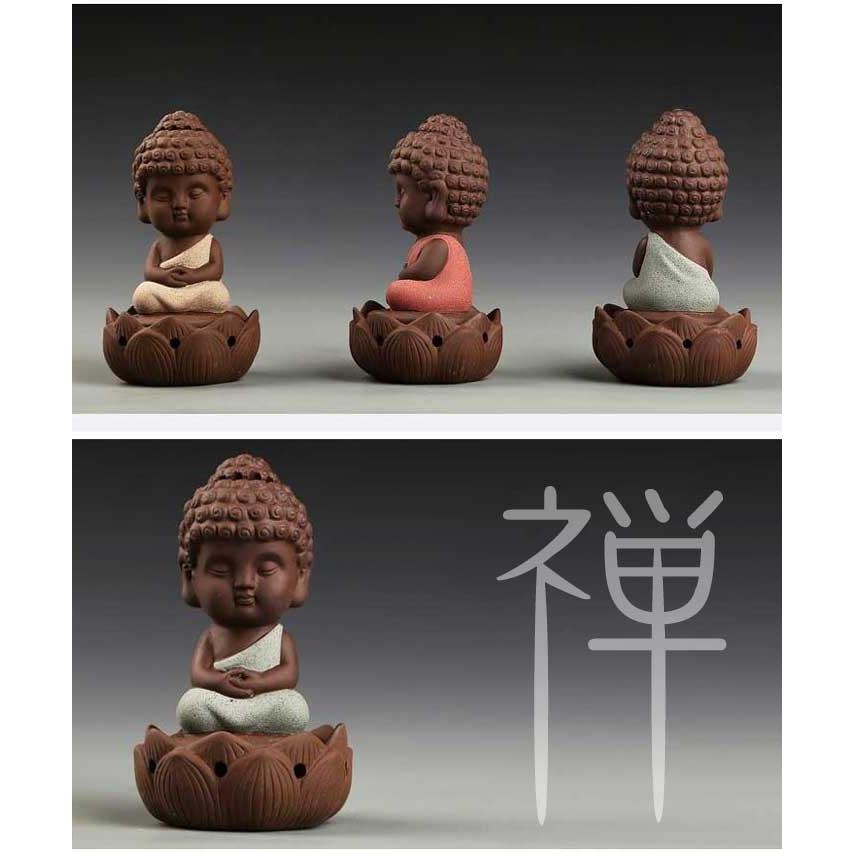 倒流香用 禅 香炉 仏陀 ブッダ 瞑想仏陀 エネルギーワーク 幻想的 煙