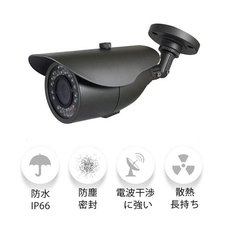 防犯DVRレコーダー+カメラ4台+20mケーブル4個+HDD（1TB）セット マウス