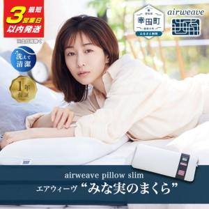 ふるさと納税 エアウィーヴ ピロースリム みな実のまくら 【3営業日