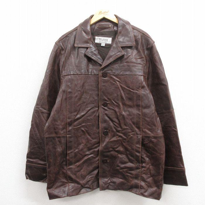 Wilson（ウイルソン） L/古着 ウィルソン 長袖 レザー ジャケット
