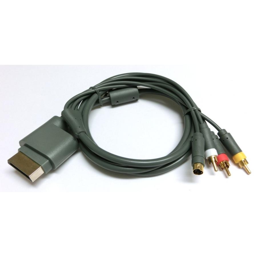 XBOX360 S端子付AVケーブル(光デジタル出力端子搭載) : ジーテイク