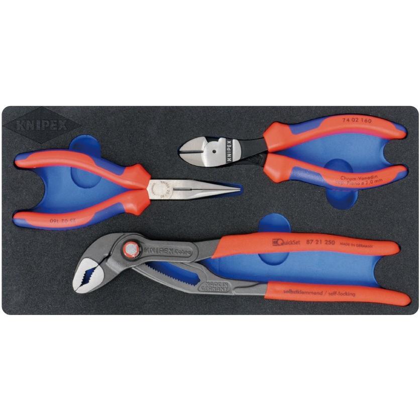 KNIPEX コブラ・ラジオペンチ・ニッパー3PCセット（KNI031SET