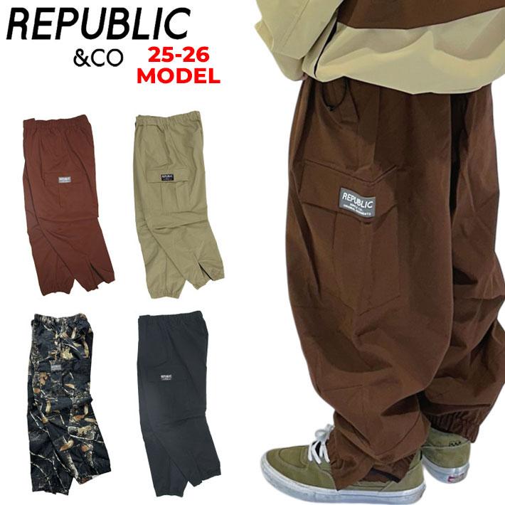 25-26 REPUBLIC & CO ウェア リパブリック 7TH CHAMBER CARGO PANTS