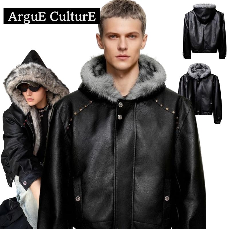 Argue Culture ジャケット レザージャケット 革ジャン リバーシブル