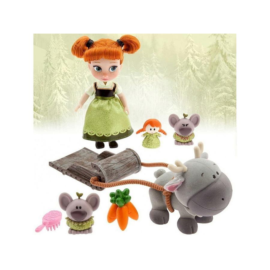 アナと雪の女王 アナ & スヴェン ミニドール プレイセット バッグ付き