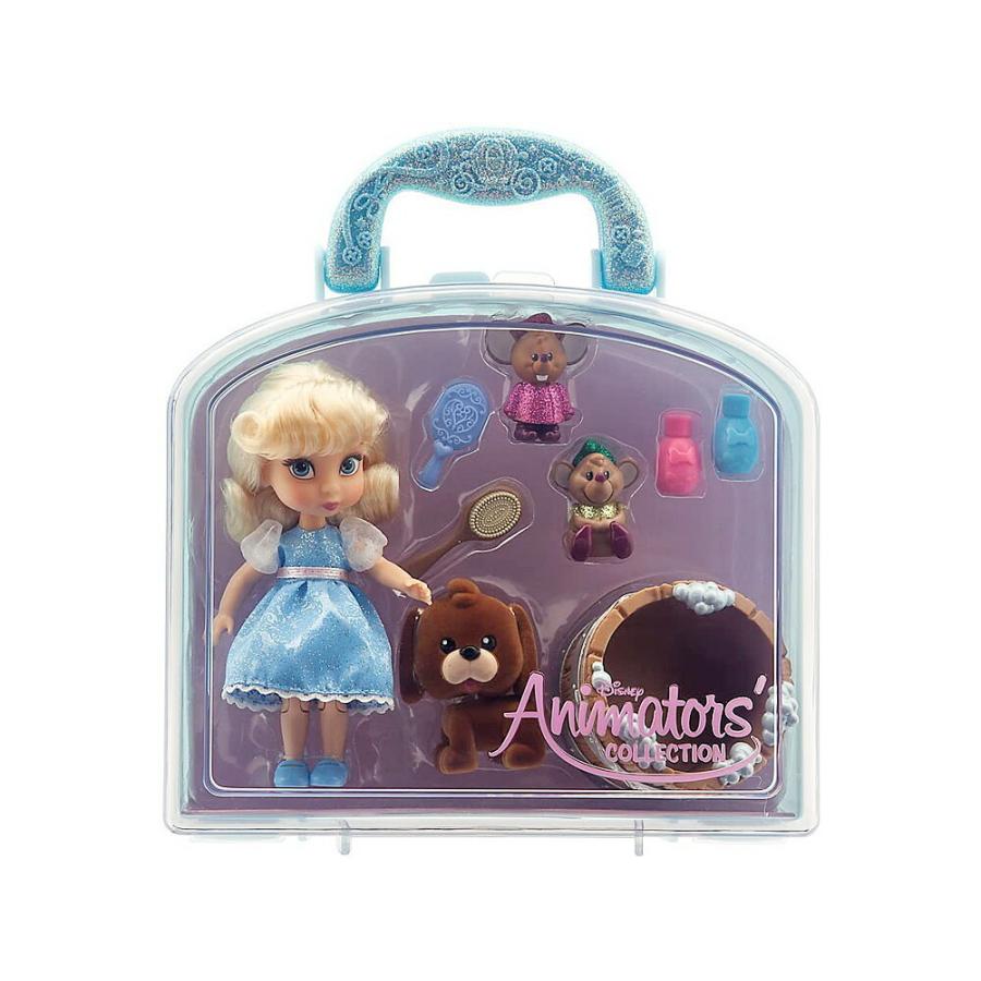 シンデレラ & ブルーノ ミニドール プレイセット バッグ付き