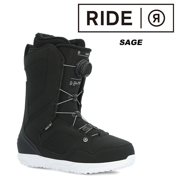 RIDE ライド スノーボード ブーツ SAGE BLACK 23-24 モデル レディース