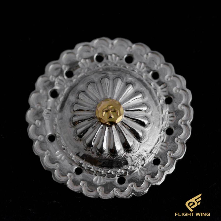 goro's（ゴローズ） 【新品】K18メタル付きフラワーコンチョ / Goro's