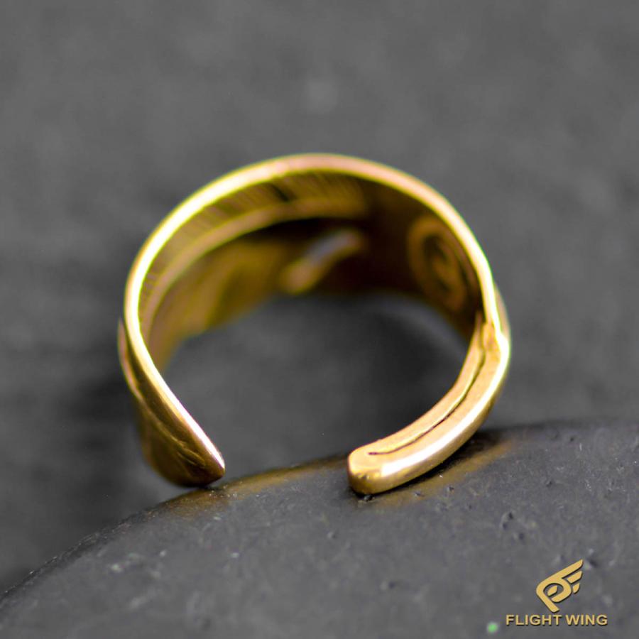 goro's（ゴローズ） 【中古】全金フェザーピンキーリング / Goro's