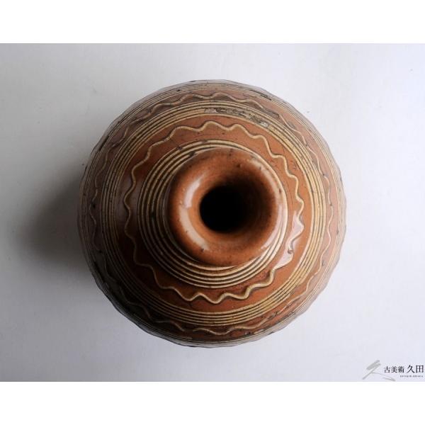 古丹波 えへん徳利 イッチン 筒描 酒器古民芸 花瓶 花器 : 古美術久田