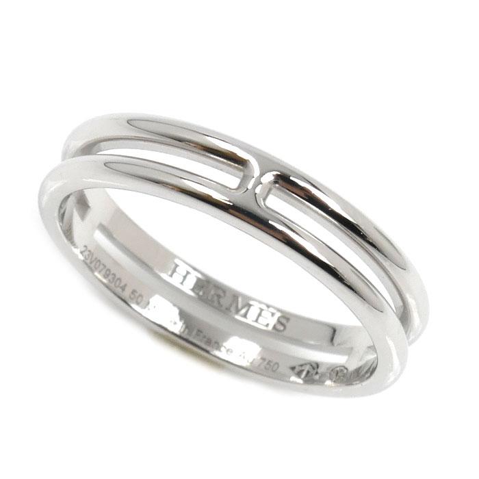 HERMES（エルメス） K18WG ホワイトゴールド アリアンヌ リング・指輪