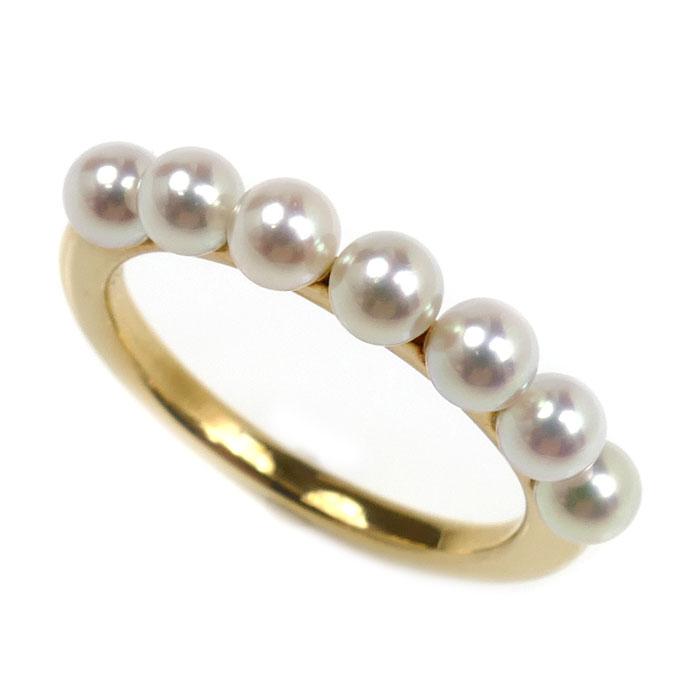 MIKIMOTO（ミキモト） K18YG イエローゴールド ベビーパール リング