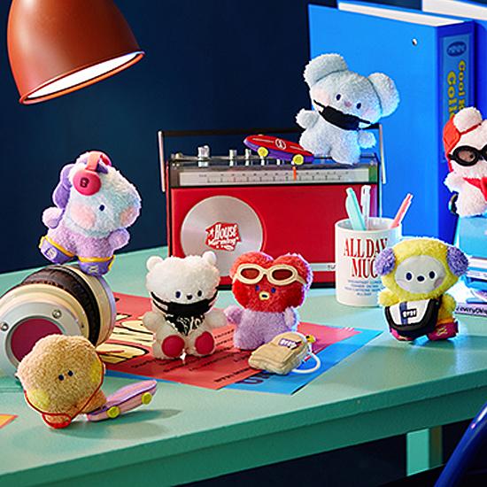 BT21 minini ステレオ スタンディング 人形 ぬいぐるみ ミニニ 防弾