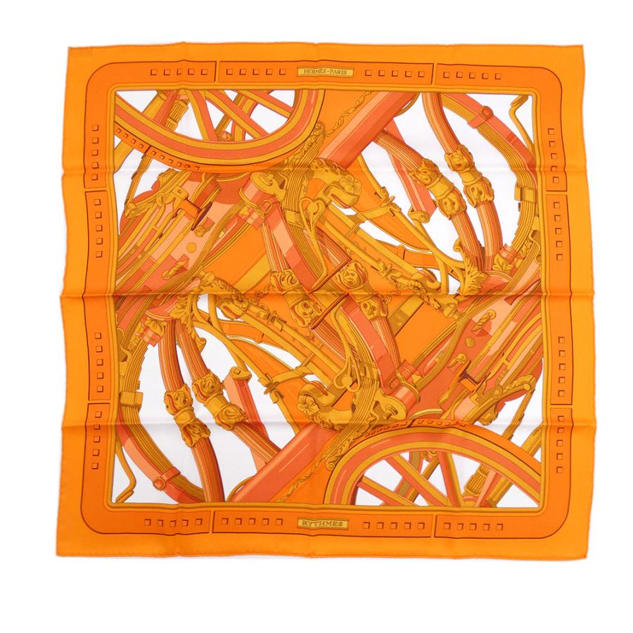 HERMES（エルメス） スカーフ カレ カレ70 シルク 100％ RYTHMES