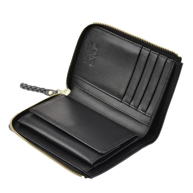 SONNE（ゾンネ） 二つ折り財布 L字ファスナー SOM002 5223225 : 河村