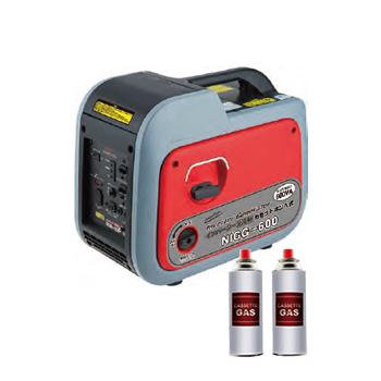 ナカトミ NIGG-600 インバーター発電機 カセットボンベ式 : 家電の