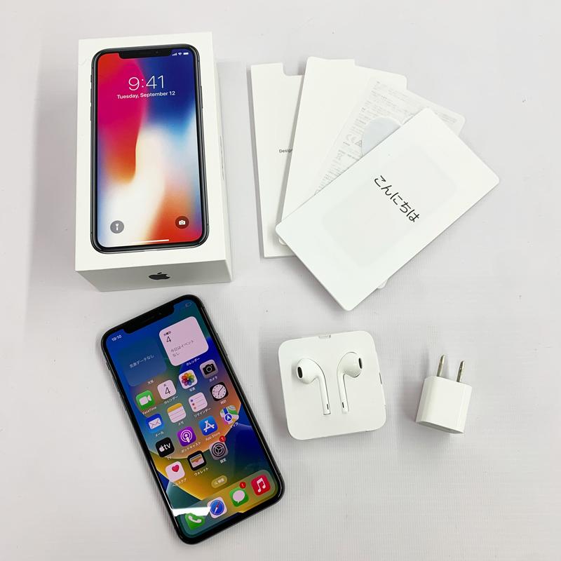 ジャンク》docomo iPhone X 64GB NQAX 2J/A【利用制限:〇】【iOS 16.7
