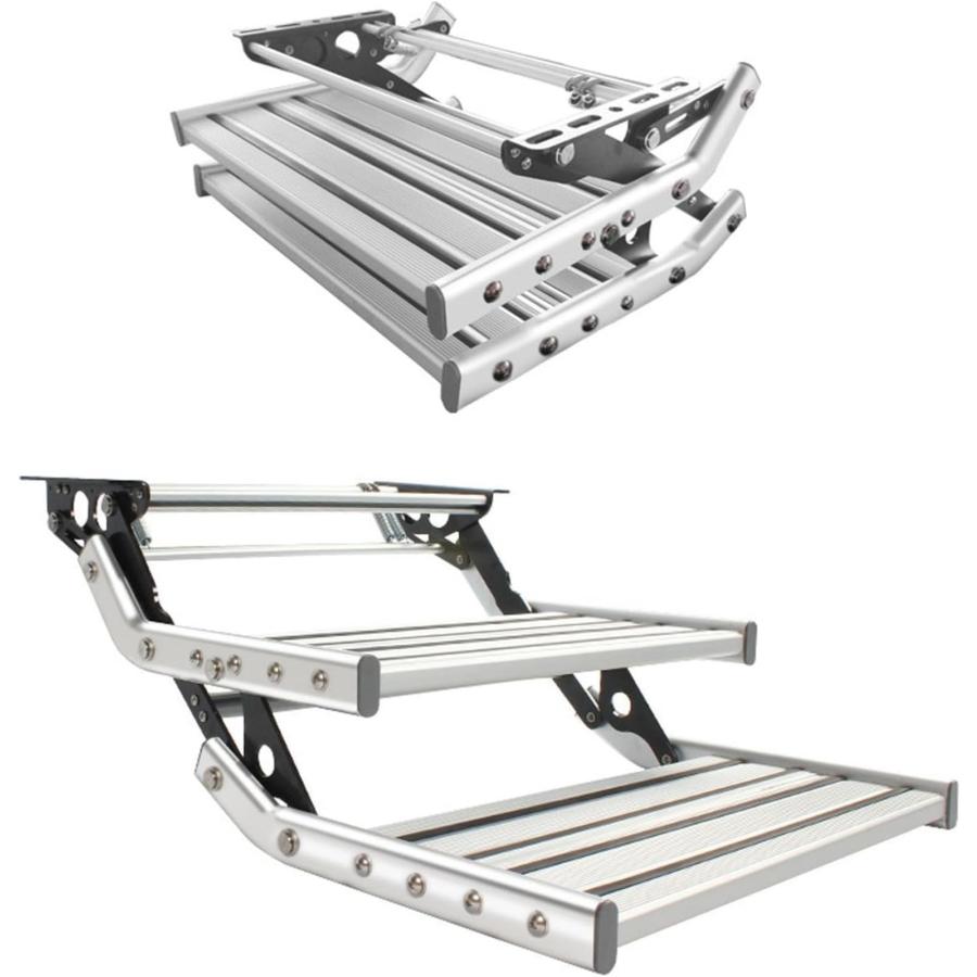 折りたたみ式 キャンピングカーステップ アルミニウム合金 シングル