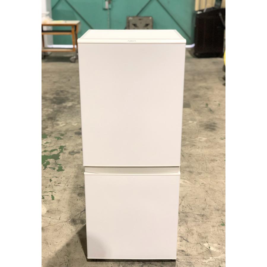□AQUA/アクア□2ドア冷凍冷蔵庫 AQR-13E8 ホワイト 2021年製 126L