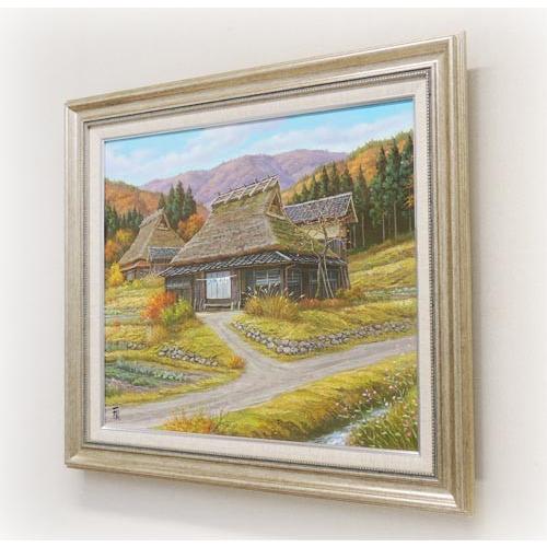 絵画 油絵 京都美山 （猿渡一根） 【海・山】【肉筆】【油絵】【日本の