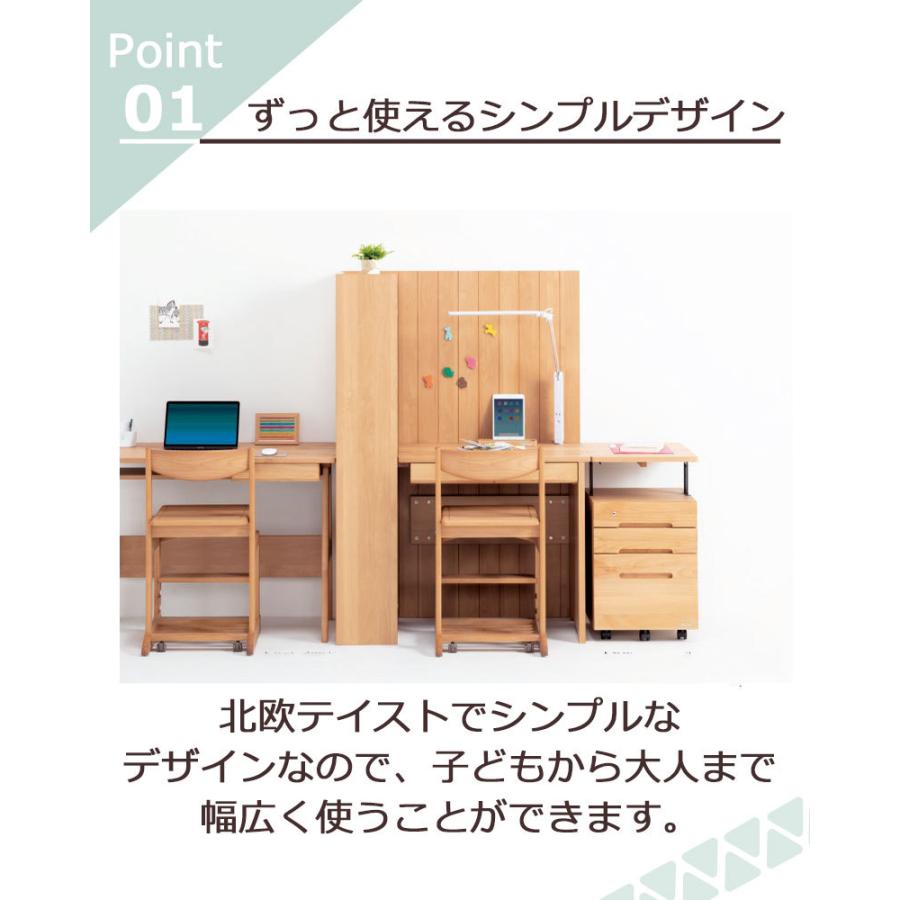 hotta woody ウィンディ昇降袖机 デスクワゴン サイドワゴン 子供