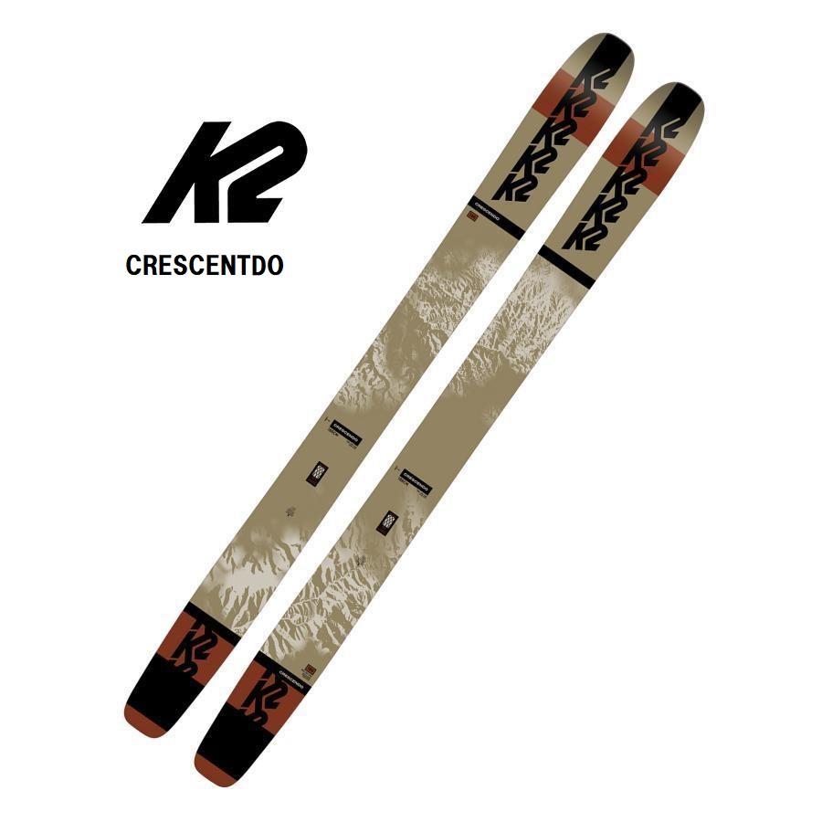 K2 25 K2 ケーツー CRESCENTDO ビンディング無し 山スキー板