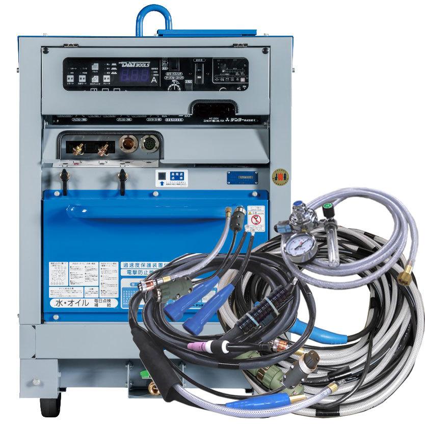 デンヨー 50000-165 (送料無料) エンジンTIG溶接機 DAT-300LSE 20m延長