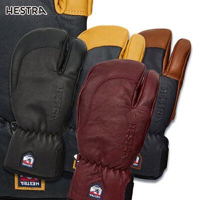 HESTRA（ヘストラ） スキーグローブ 3フィンガーフルレザーショート